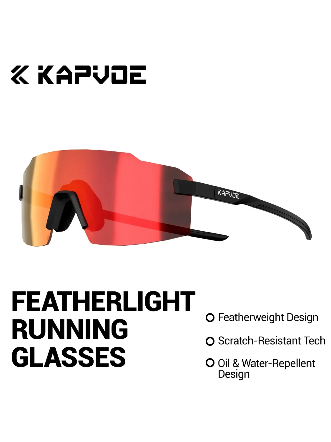 AliExpress kapvoe Kapvoe HD UV400 Protection Photochromic Sunglasses Mountaineering Cycling Eyewear Outdoor Sports Camping and Running Sunglasses