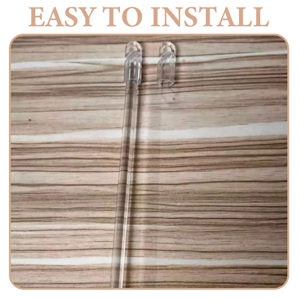 24Pcs Clear Plastic Blind Wand Hook Caps for Vertical Venetian Blinds Easy Install Repair Replacement Blind Hanger Parts Curtain