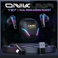 ONIKUMA T27 Wireless 2.4G Dual-Mode Cool RGB Gaming Headphones With High-Definition Call Sound Quality Low Latency For Gaming