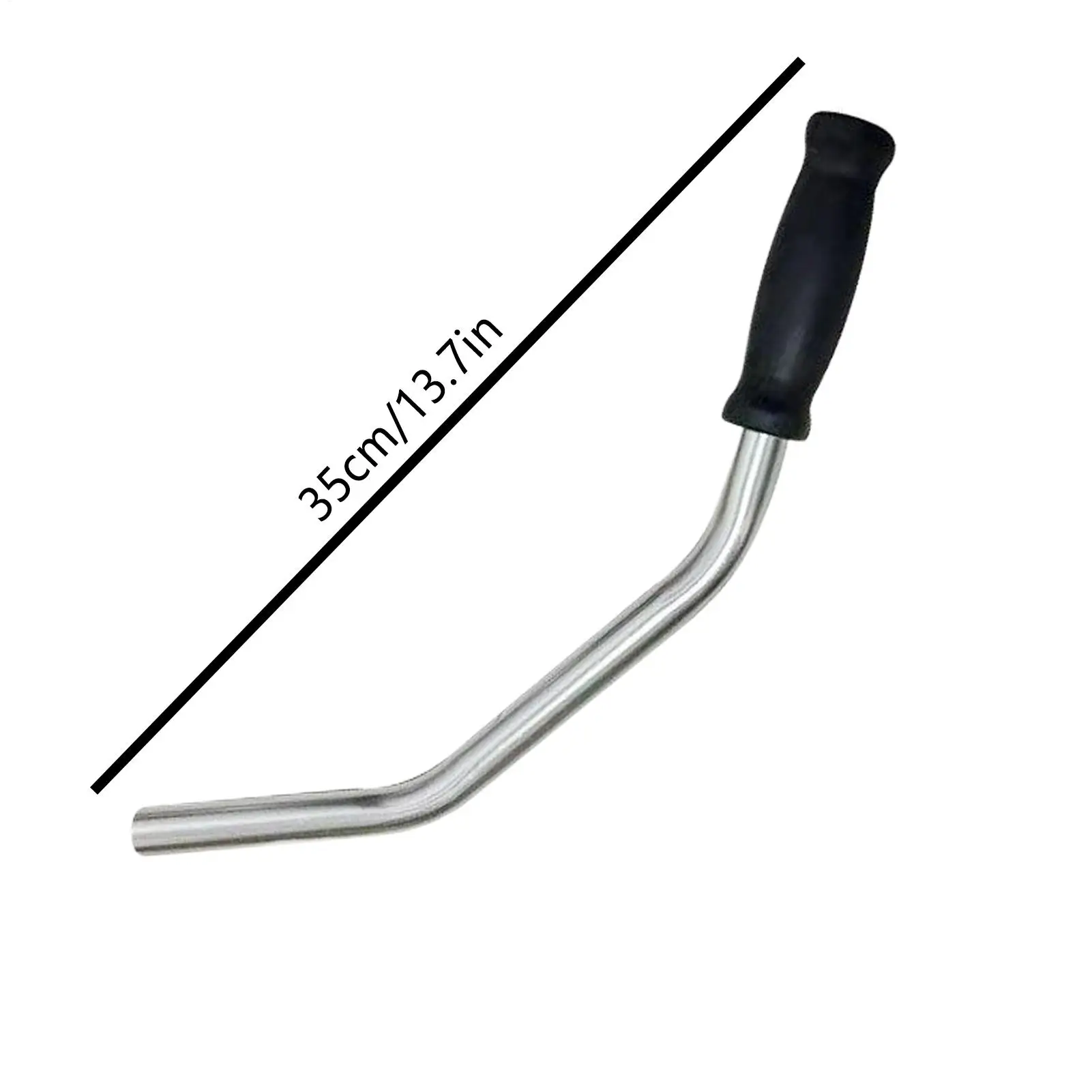 잔디 깎는 기계 당김 핸들 잔디 트리머 핸들 시작 메커니즘 잔디 절단용 인체 공학적 모터 리코일 교체 정원사 공원