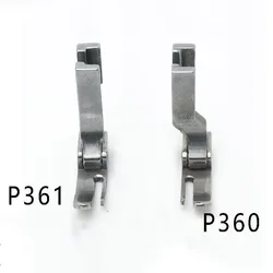 P360 P361 piedino per cerniera per macchina da cucire a punto annodato ad ago singolo industriale JUKI BROTHER Steel accessori per cucire parti