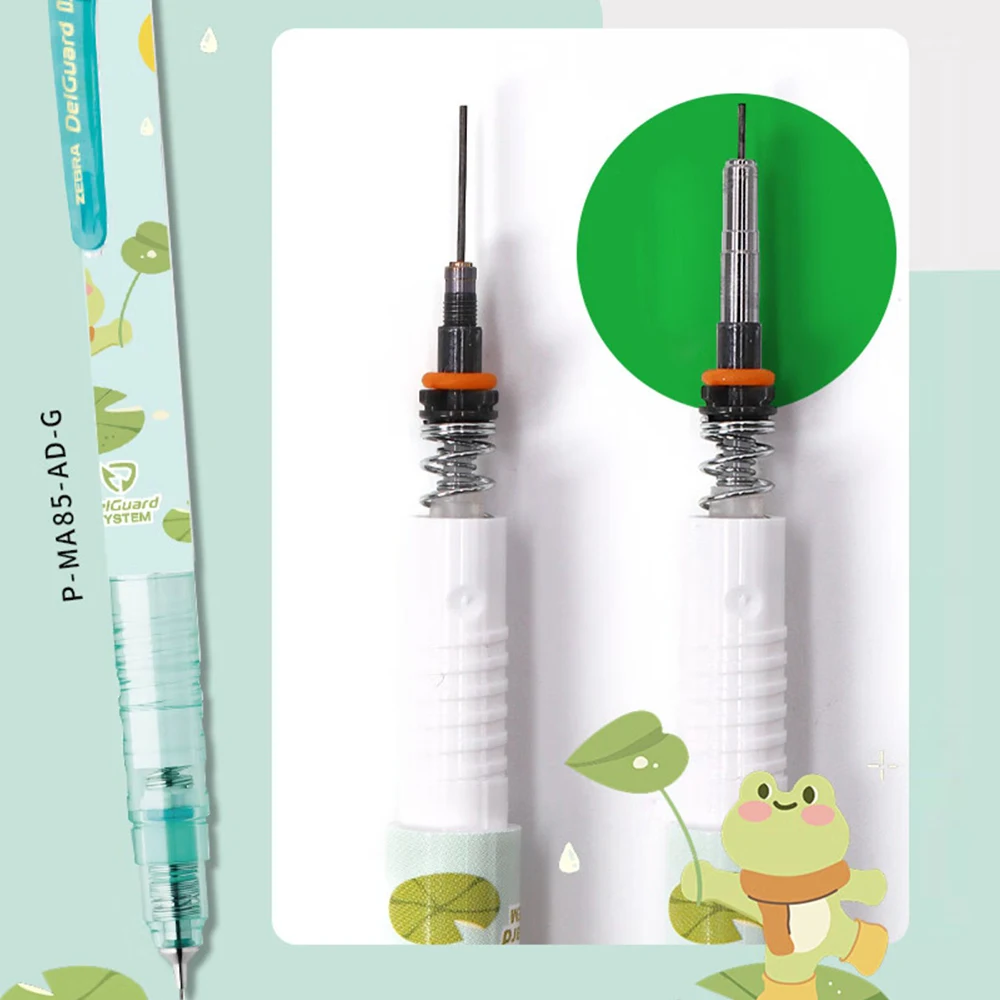 일본 ZEBRA 드로잉 기계식 연필, MA85 Delguard 0.5mm 동물 한정 연속 리드 학생 용품, 학교 미술 문구