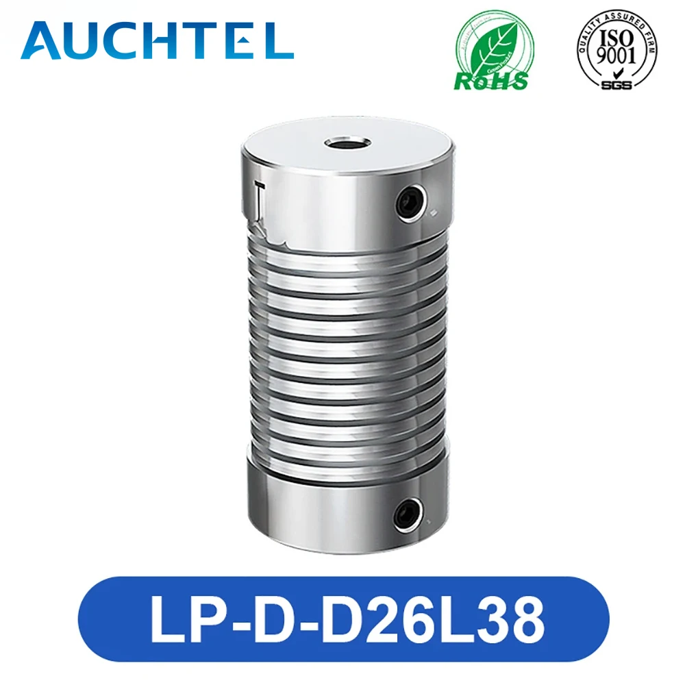 AUCHTEL LP D D26L38 Spring Coupling Encoder Screw Connection Stepping Servo Motor High Torque Aluminum Alloy Elastic Coupling