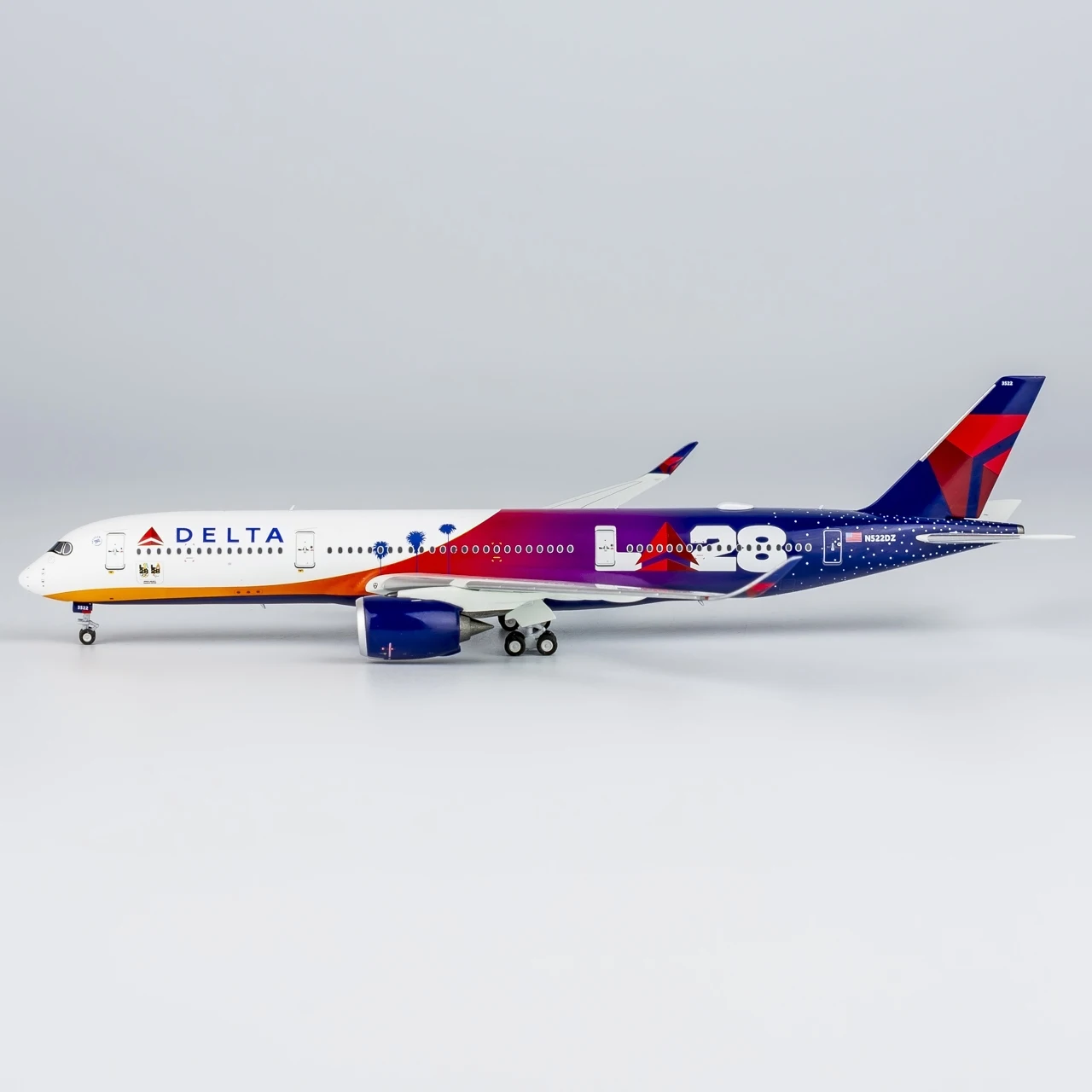 39070 Alloy Collectible Plane Gift NG Model 1:400 Delta Air Lines LA28 