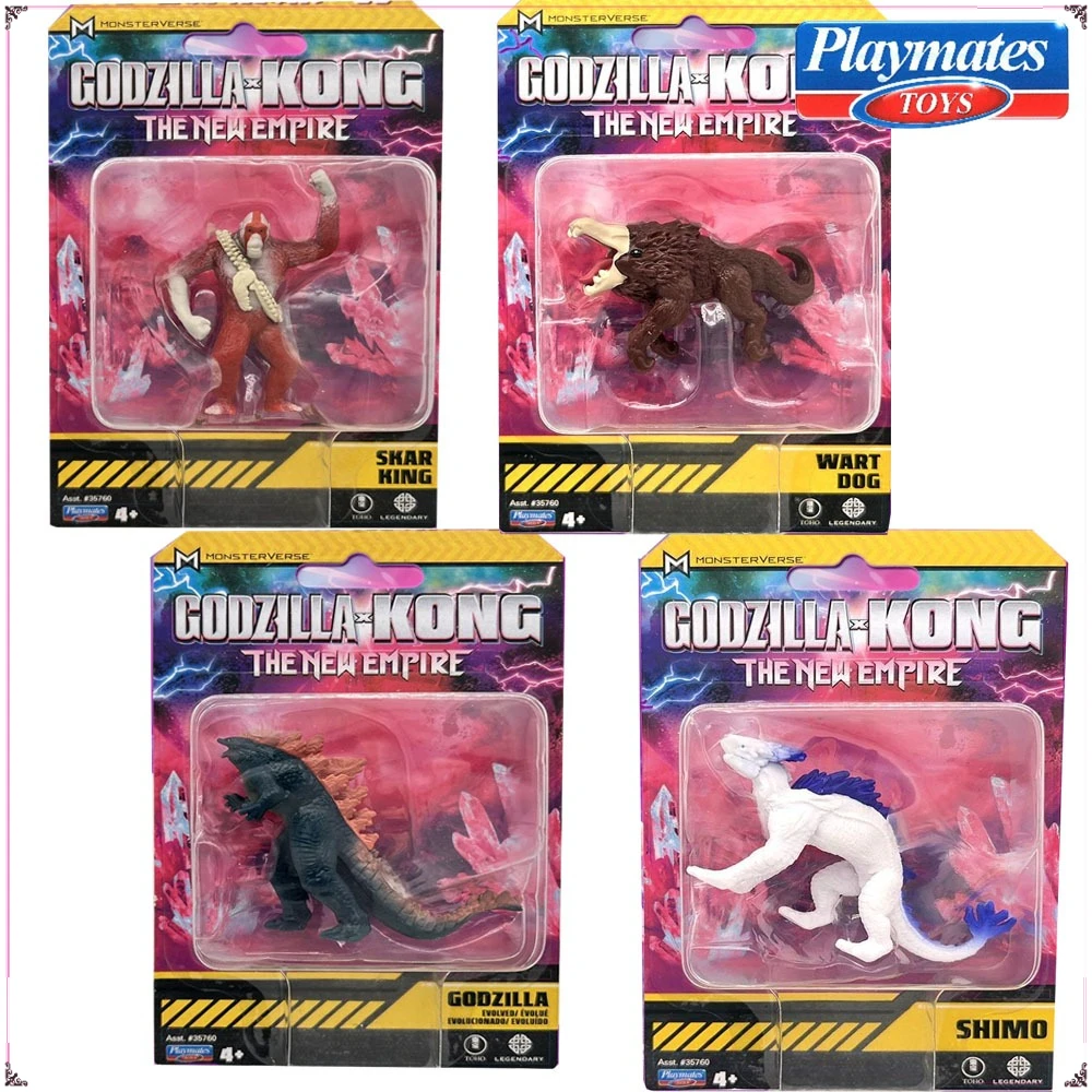 زملاء اللعب الأصلي الجديد جودزيلا مقابل. شخصيات كونغ النادرة المحدودة نموذج تمثال جمع ألعاب هدايا عيد الميلاد للأطفال بالجملة
