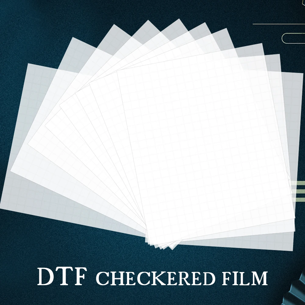 

10 листов сетчатой пленки DTF для прямой печати на футболках и текстиле, совместимой с струйными принтерами.