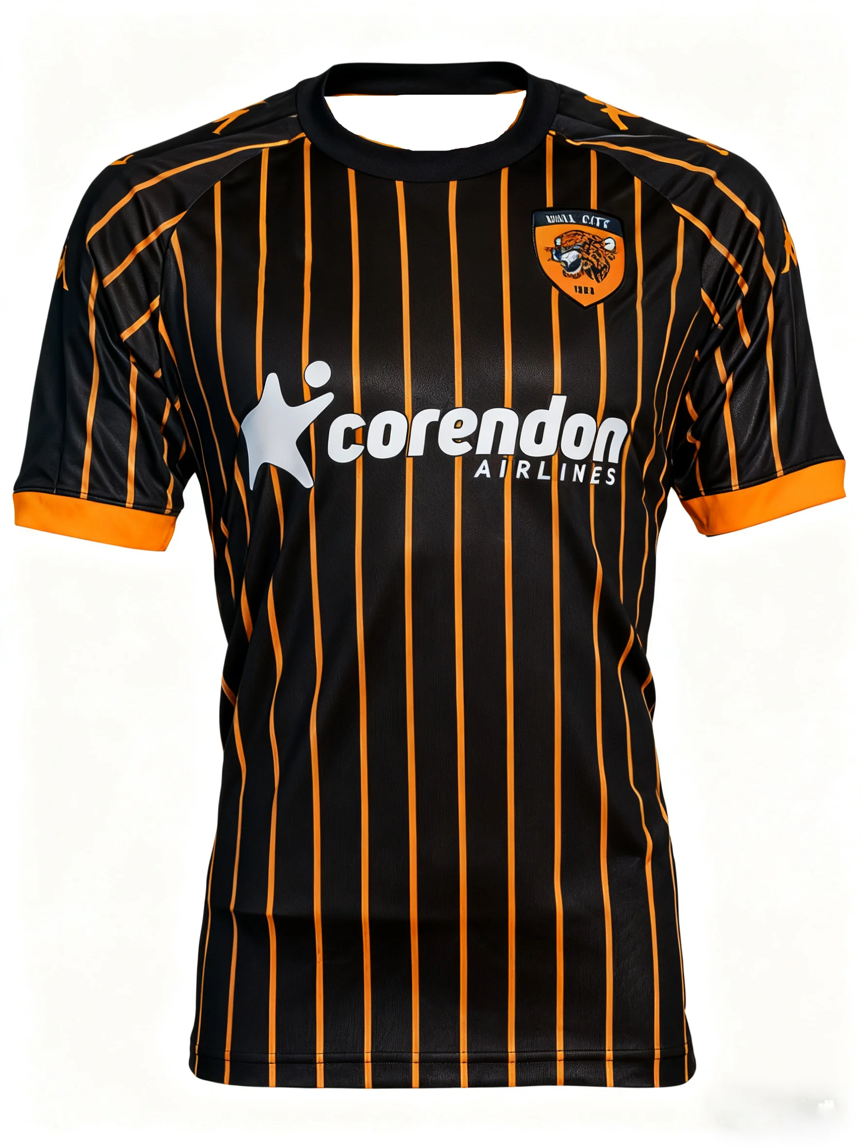 

Hull City 25-26 Home and Away Football Jerseys T-shirt 3D Printed Short Sleeved Sports T-shirt Same for Adults,Children