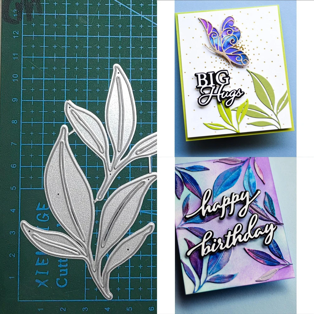 Blatt Metall Stanzformen Prägeschablone DIY Scrapbooking Papier Karten Album machen dekorative Handwerk Cut Vorlage