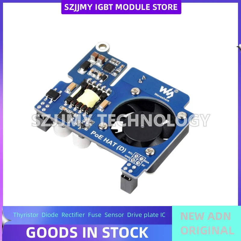 Raspberry Pi 4b cooling module fan expansion board PCA9685 controller PWM intelligent temperature control