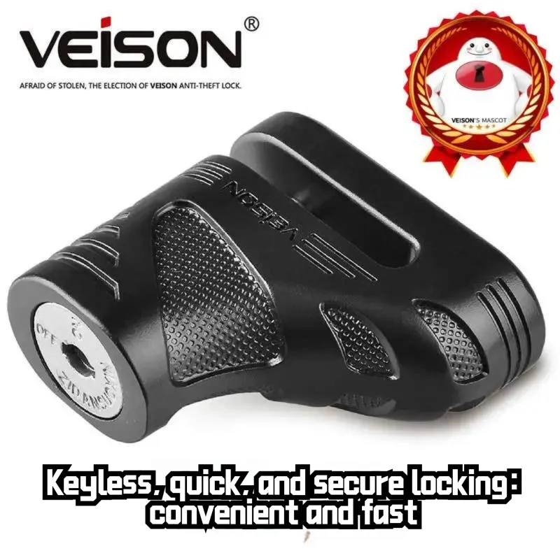 

Motorcycle Lock Anti-theft Waterproof Moto Theft Pretection Brake Motorbike Alloy Lock Security Disk Lock Moto Locks