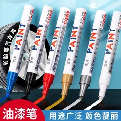 3pcs Colorful Permanent Paint Marker Waterproof White Markers Tire Tread Rubber Fabric Paint Metal 12 Colors Paint Marker Pens