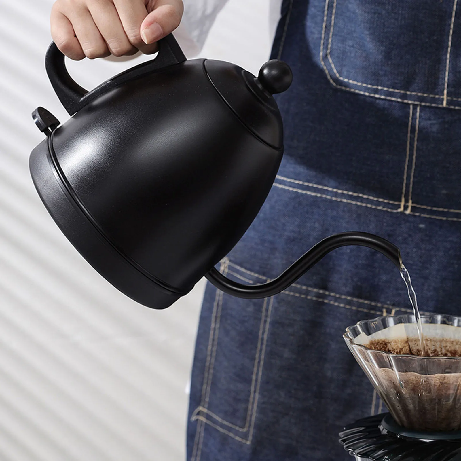 Электрический чайник на гибкой стойке, 800 мл, 1000 Вт, быстрый нагрев, нержавеющая сталь 304, для дома, чая, кофе