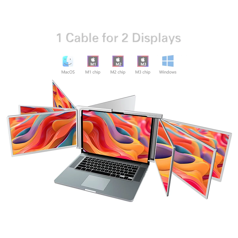 Triple Laptop Screen Extender 15