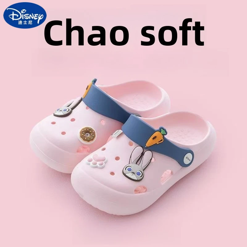 

Disney Zootopia Kids' Clogs 2025 | 2-Way Anti-Slip & Toe Protection Sandals, Summer Indoor Outdoor Sandals for Girls