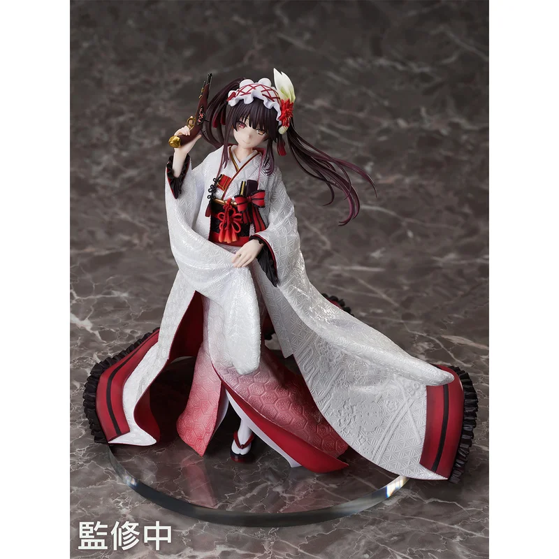 

Spot F: NEX DATE A LIVE Tokisaki Kurumi White Scrollless Handmade Collectible Birthday Gift Desktop Decoration Cartoon Anime