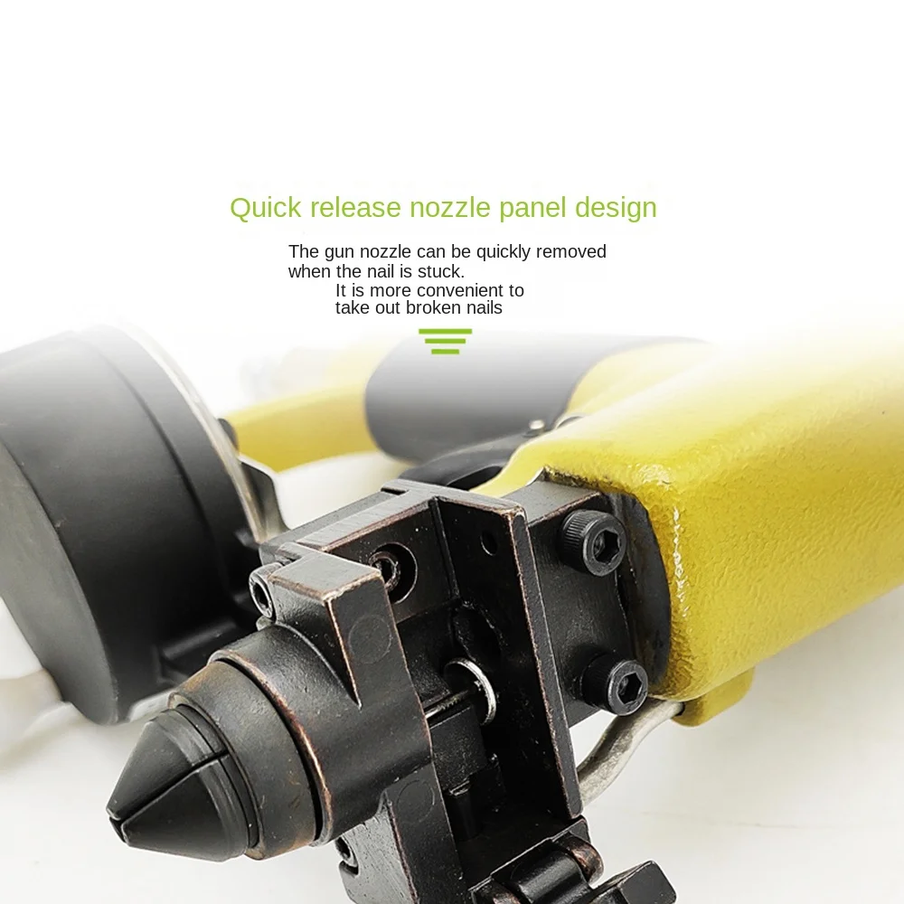 Imagem -04 - Pneumatic Auto-growing Tack Prego Sofá Grampeador Decoração Móveis Cap Diâmetro 10.5 mm a 11.5 mm Zn12s