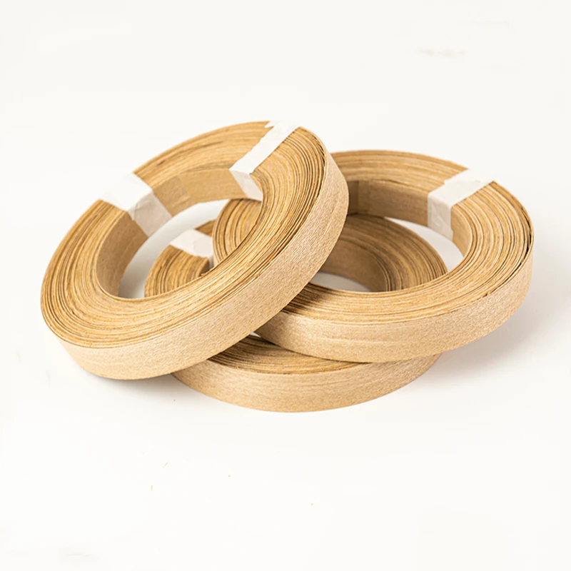 Benutzer definierte natürliche Holz streifen Chip Styling dekorative Blumen kante Banding Kanten band Kunst DIY 2cm Esche weiß Catalpa Eiche Sapele