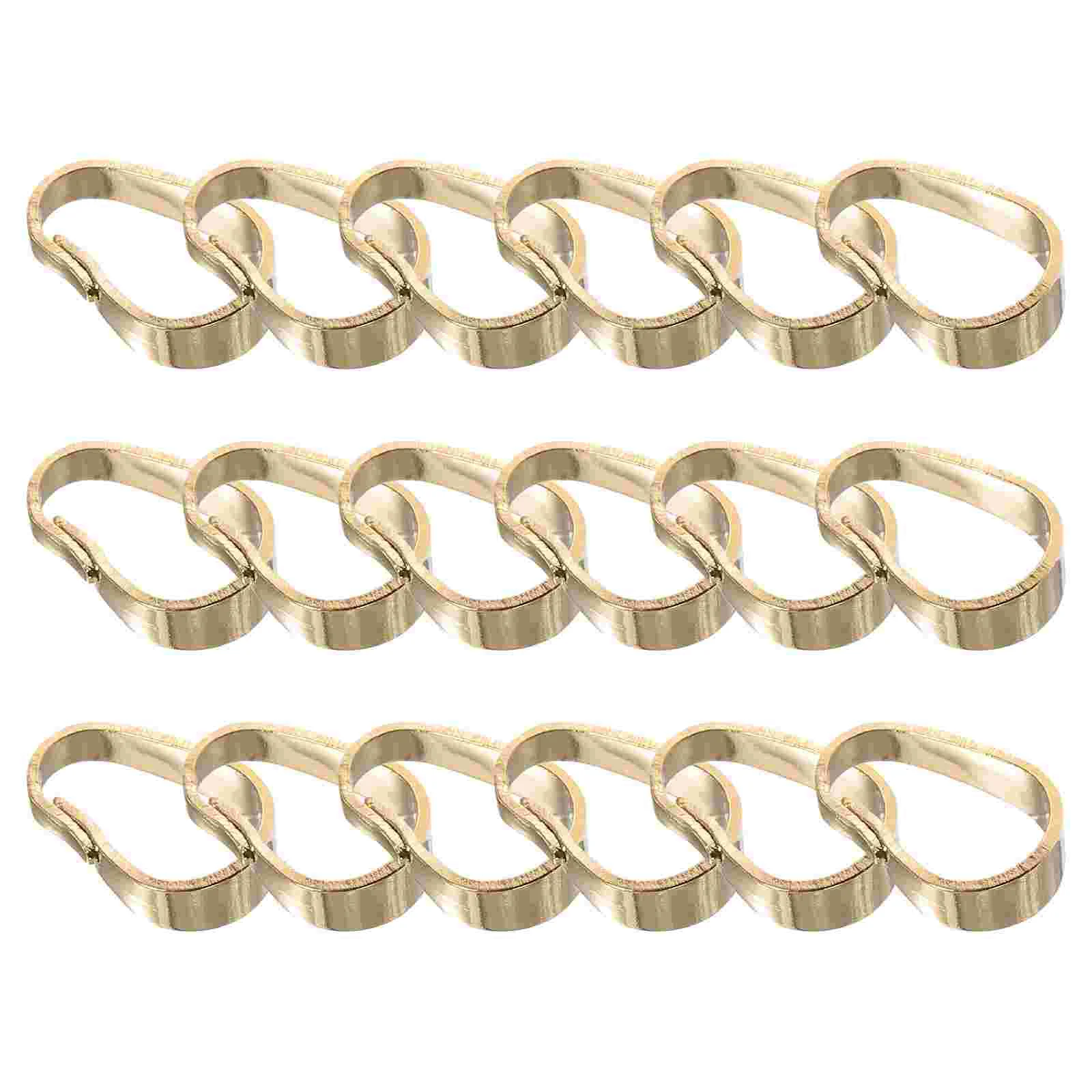 

100 Pcs Pendant Buckle Metal Pinch Clip Alloy Jewelry Connector Clasp Bail Charm Connecting Snap Hook Necklace