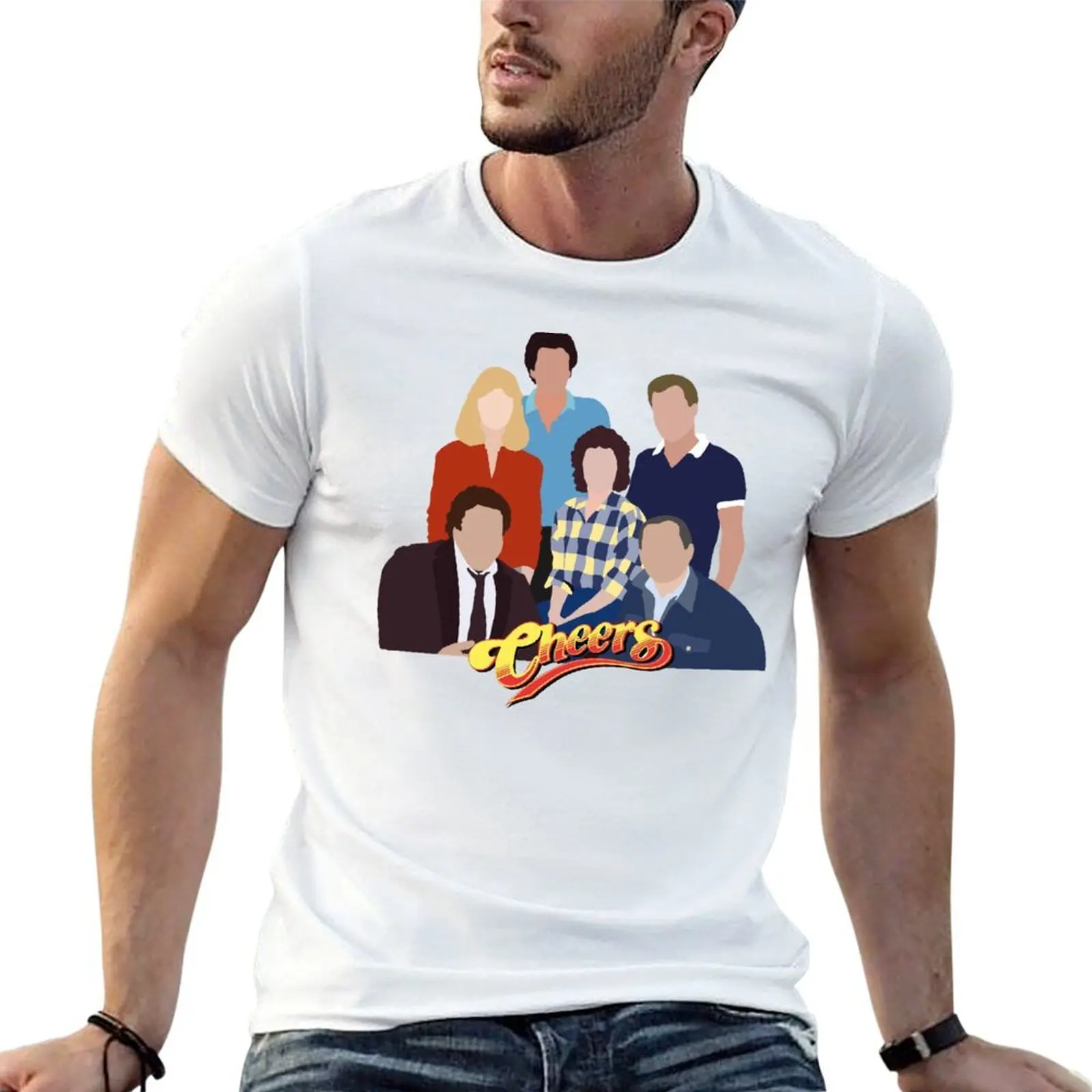 cheers cast T-Shirt man t shirts high quality luxury brand man graphic t shirt men t shirt cotton 100% T-Shirt