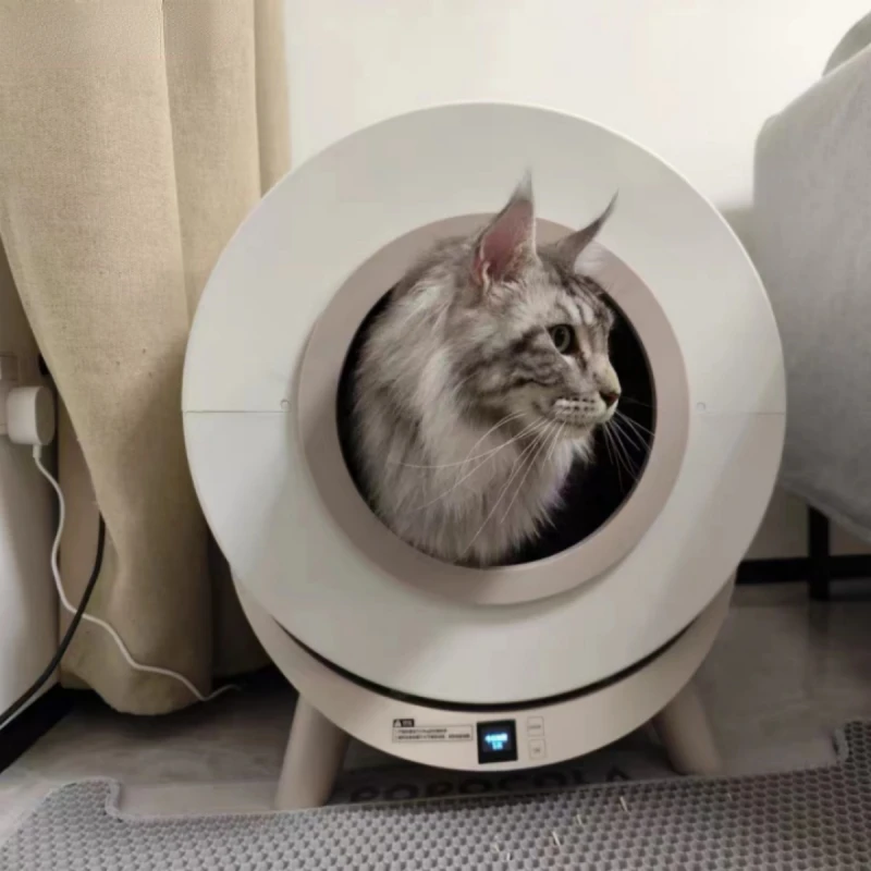 customizable smart plastic electric automatic fast cleaning cat litter cat toilet