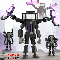 New Skibidi Figures Toilet Action Figures Building Blocks Titan Drill Man Speakerman Cameraman DIY Model Toys for Kid Xmas Gift