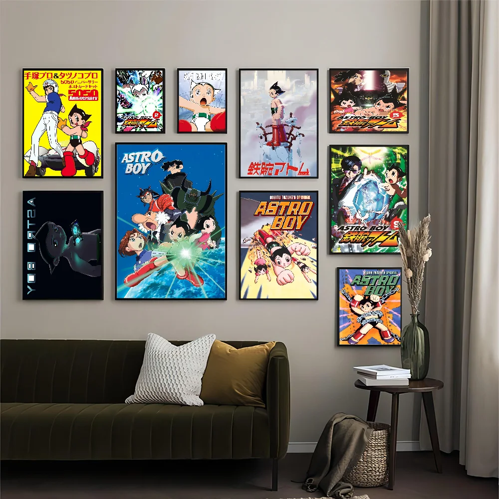 

Astro Boy Anime Posters Sticky Whitepaper Sticker DIY Room Bar Cafe Kawaii Room Decor