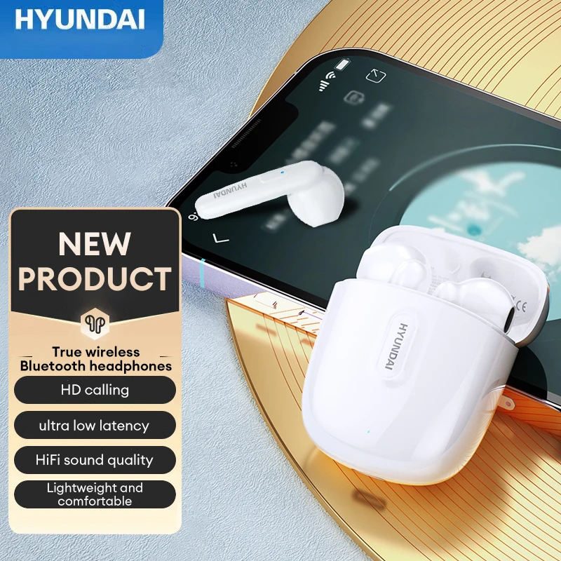 

Выбор HYUNDAI HY-T17 TWS Беспроводные Bluetooth-наушники-вкладыши HD Call с низкой задержкой Высококачественные наушники для игр и спорта