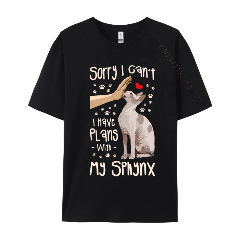 Sphynx Mom Canadian Hairless Cat Cat Customized Print Pure Cotton Mens Tops & Tees Clothing Shirt 2024 Newest T Shirts