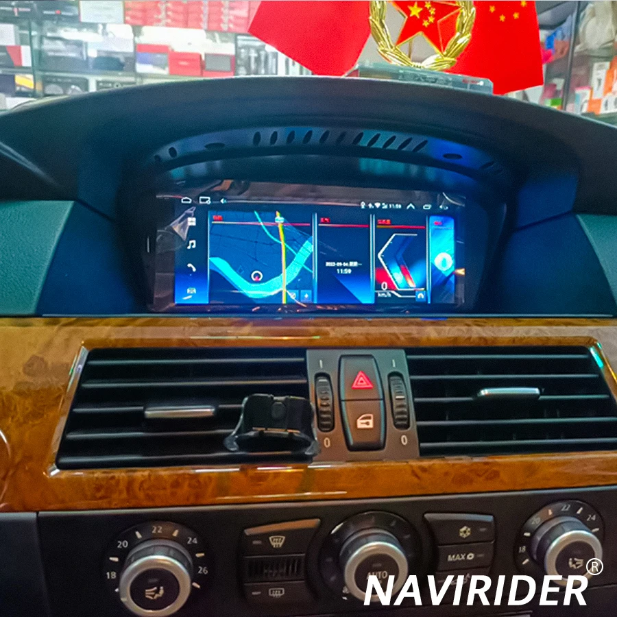 نافي 8.8 بوصة راديو أندرويد 14 نظام تحديد المواقع لسيارات Bmw 5 3 سلسلة E60 E61 E63 E90 E91 E92 E93 سيارة مشغل وسائط متعددة 256 جيجابايت CarPlay ستيريو DSP