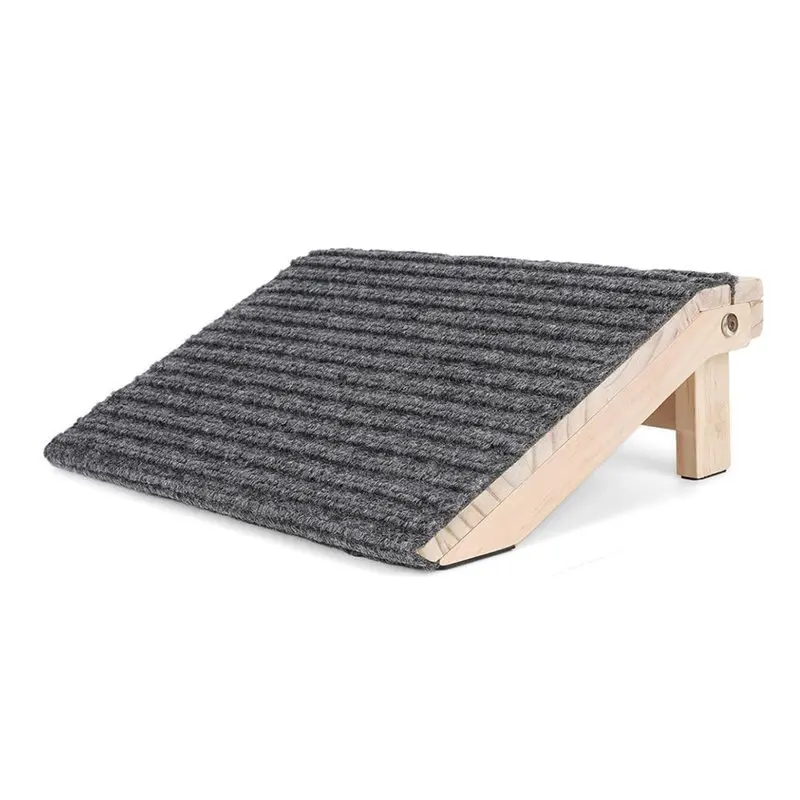 

Складная деревянная рампа для собак MAKE-Foldable для лестниц — легкая и безопасная, с низким углом наклона и противоскользящей ковровой поверхностью