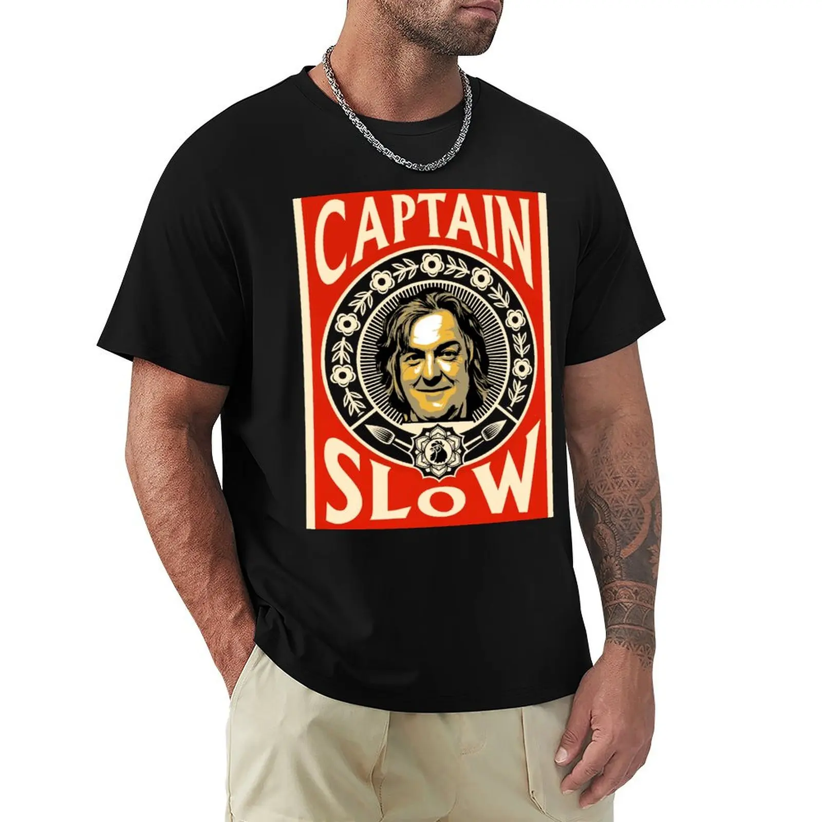 

James May, Captain Slow T-Shirt T-shirts man cotton graphic tees boys animal print men graphic t shirts