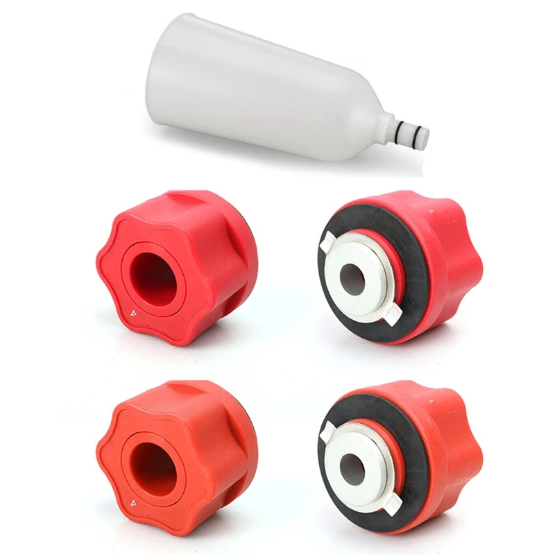 367D Car Automotive Engine Oil Funnel Adaptor Tool Interchangeable Opening Fillin