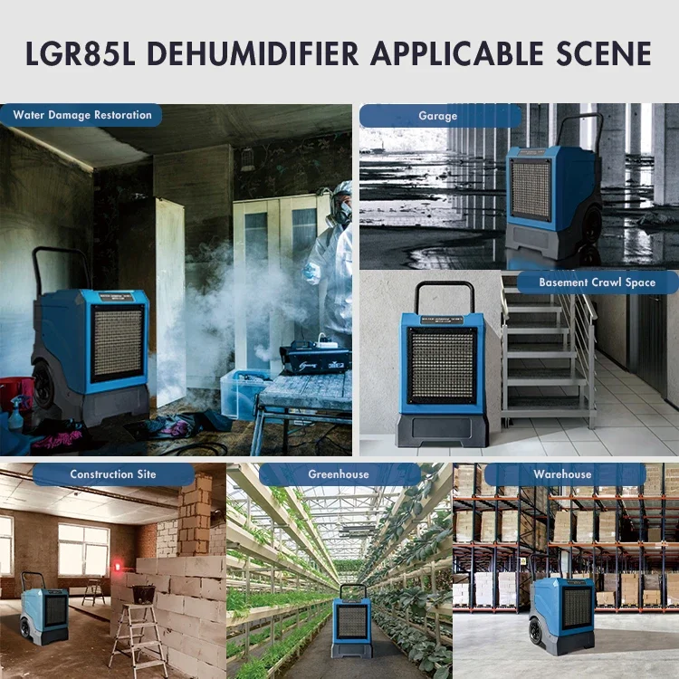 Compacte R32 175 Lgr Technologie Industriële Luchtreiniging Ontvochtiger Bouwdroger