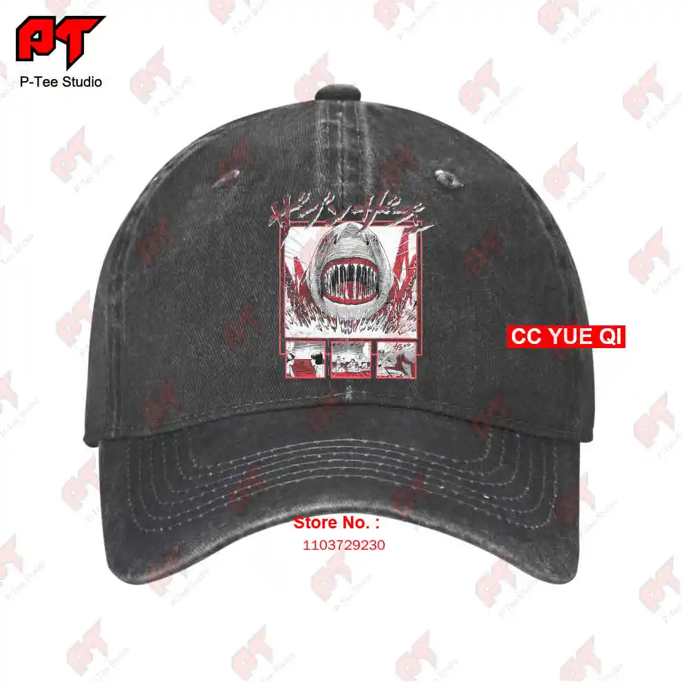 Junji Ito Gyo Shark gorras de béisbol, gorra de camión, QXZR