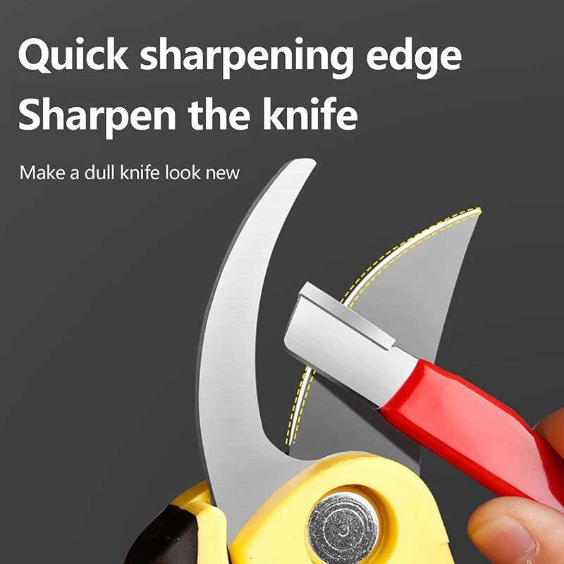 Knife Sharpener Scissors Quick Grinding Scraper Portable Metal Cutting Tool Scissor Pruner Axe Hand Sharpener Trimmer Grinder