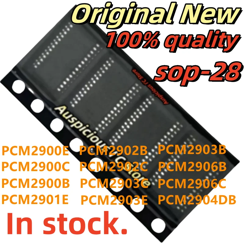 

5PCS PCM2903E PCM2903C PCM2902C PCM2903B PCM2906B PCM2904DB PCM2900B PCM2900E PCM2900C PCM2906C PCM2901E PCM2902B SSOP28
