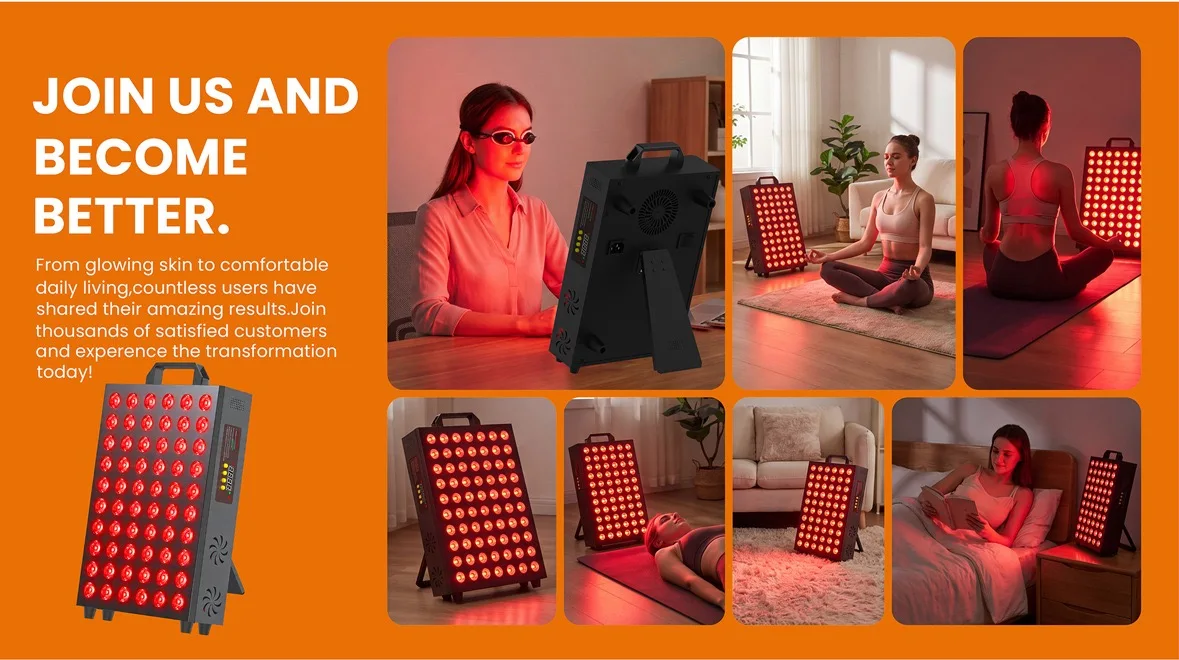 Doppelchip-LED-Rotlichttherapie-Panel-Lampe 660nm Nahinfrarot 850nm Infrarot Schönheitsgeräte für Gesicht und Körper mit Timer-Funktion – Detail 10