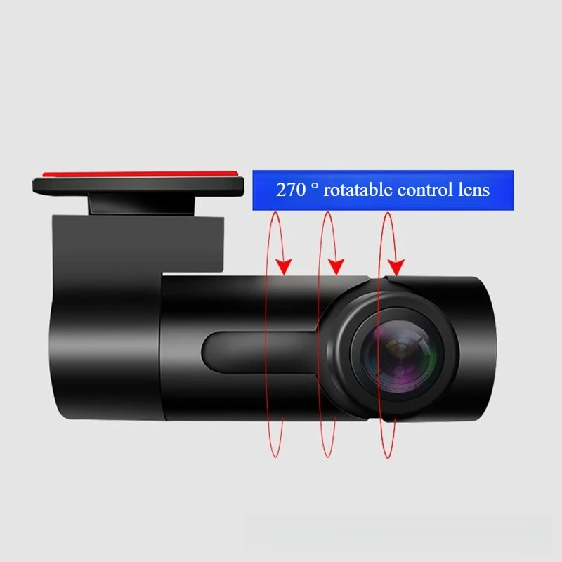 Wholesale of new cross-border hot-selling single-lens recorder, high-definition night vision car wireless WIFI driving recorder