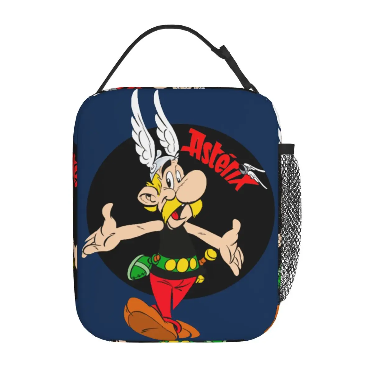 

Asterixs And Obelixs Comics Insulated Lunch Bag Portable Reusable Thermal Bag Tote Lunch Box College Travel Men Women