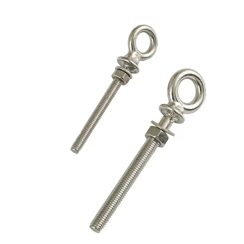 

Quick Connect 304 Stainless Eyebolt with Gasket for Secure Lifting Applications Ring Bolt M6 M8 M10 M12