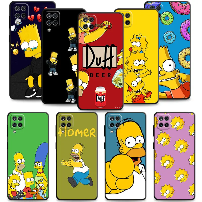 The Simpson Family Phone Case For Samsung A52 A53 A54 A50 A71 A72 A73 A33 A34 A50 A50s A13 A14 A21s A23 A24 A32 A42 A51