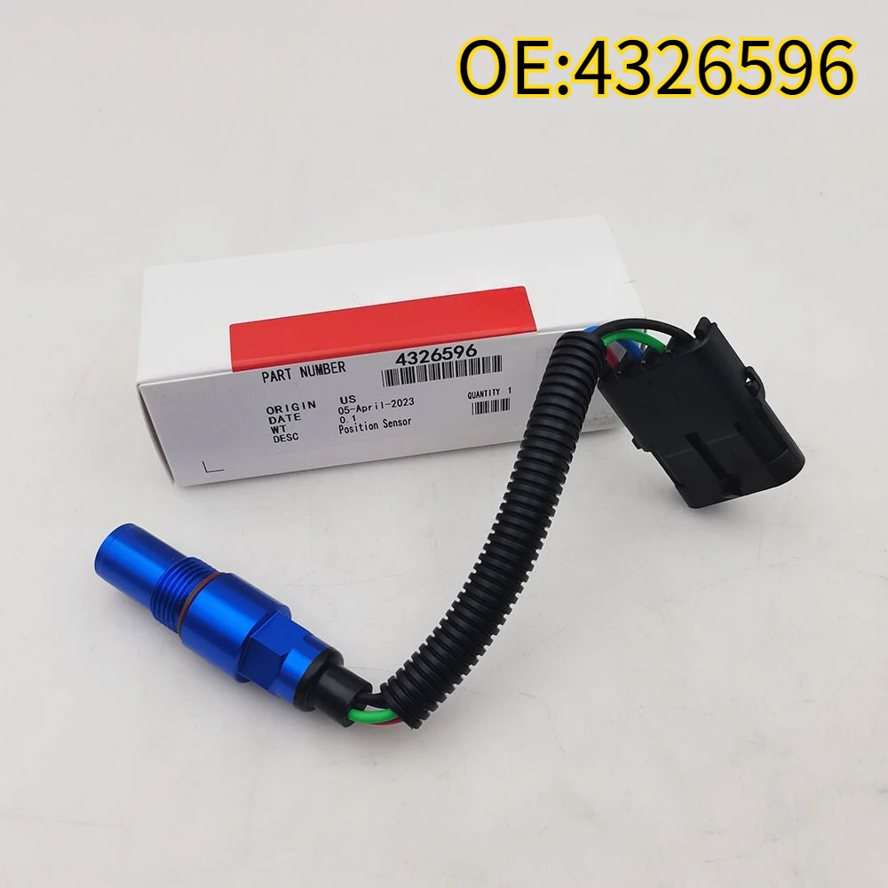 

Для 4326596 Высококачественный датчик положения кривошипа для двигателя Cummins N14 L10 M11 ISM 3408503 4984223 3408502 432659