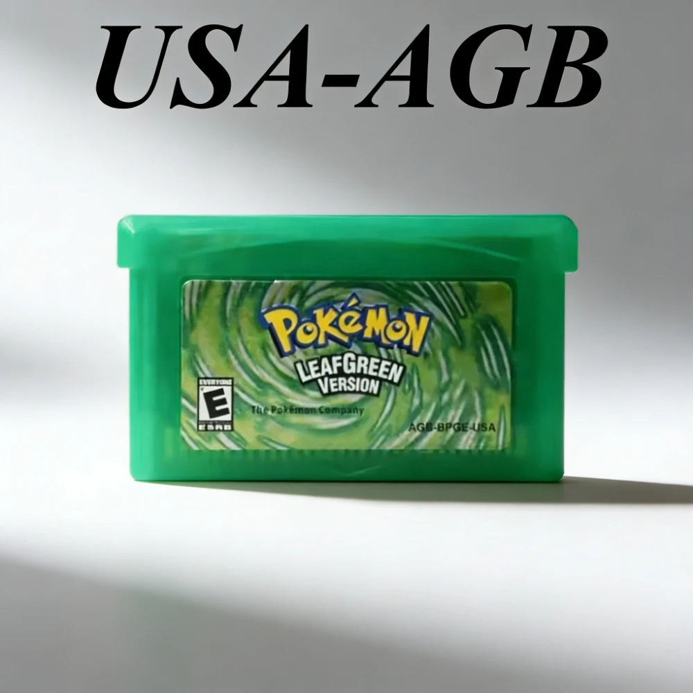 Englische Pokémon 32-Bit-Video-GBA-Spielkarten-Bundle USA-Version Ruby Sapphire Emerald FireRed LeafGreen Gameboy Advance Cartridge – Detail 10