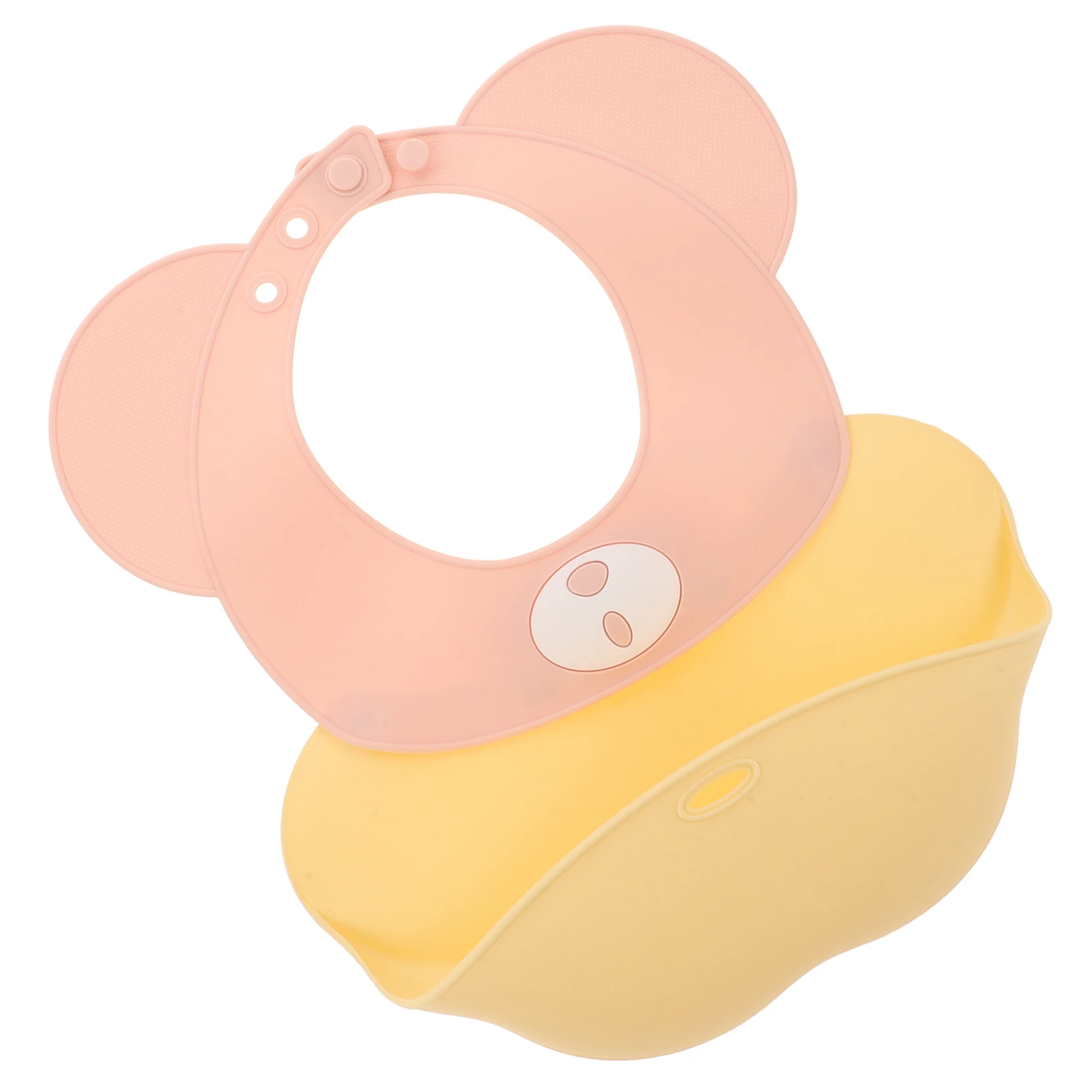 

Silicone Baby Bibs Waterproof Feeding Drool Child Eating Mealtime Essentials Lightweight Easy Clean Adjustable Size Cute Bear