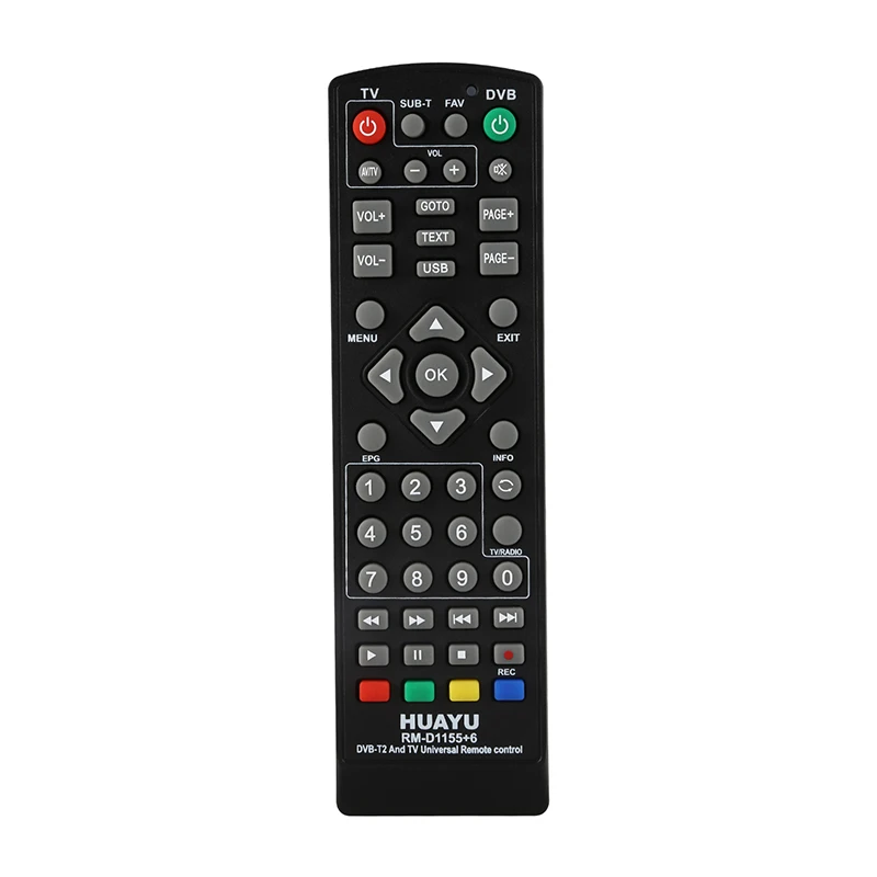 HUAYU Universal Tv Remote Control Controller Dvb-T2 Remote Rm-D1155 Sat Satellite Television Receiver