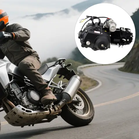 125CC 4-Stroke ATV Motor Engine Single Cylinder Two-Stage Transmission 7.64HP Air-Cooled Motor 4-Speed Manual Transmission