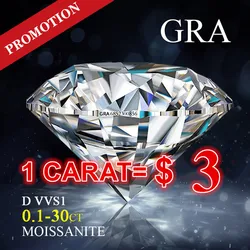 100% Real Moissanite Pass Diamond Tester Pen GRA Certificates D VVS1 Top Belgium Cut Cheapest Factory Price Moissanita Gemstones