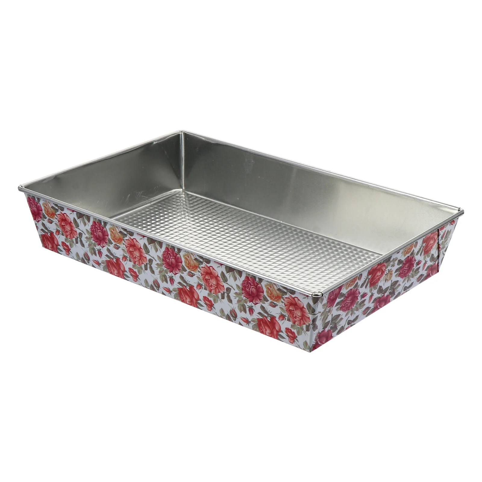 

1Pcs Bread Baking Tray Tinplate Rectangular Baking Plate Non Stick Easy Release for Home Bakery Bread Bakeware