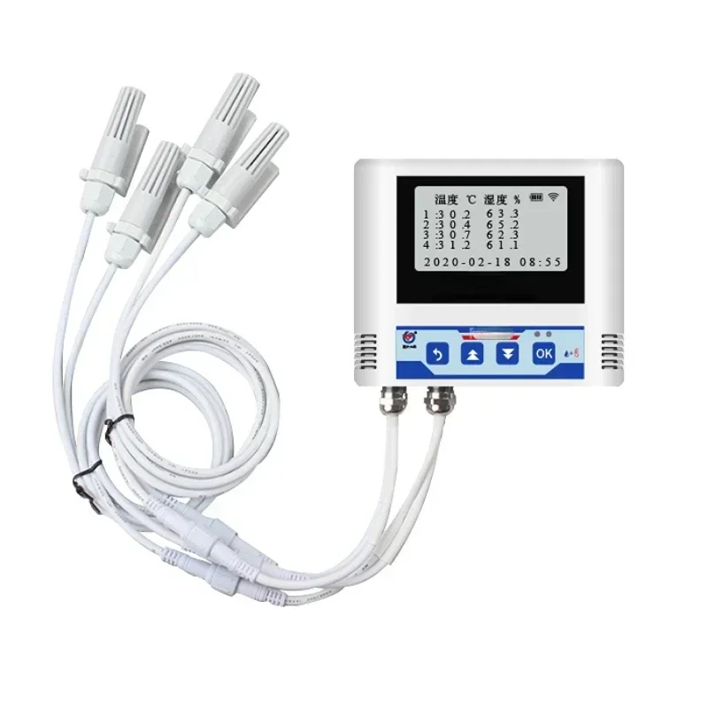 Multi Channel Data Logger Wifi Temperature Humidity Wireless Temperature and Humidity Sensor