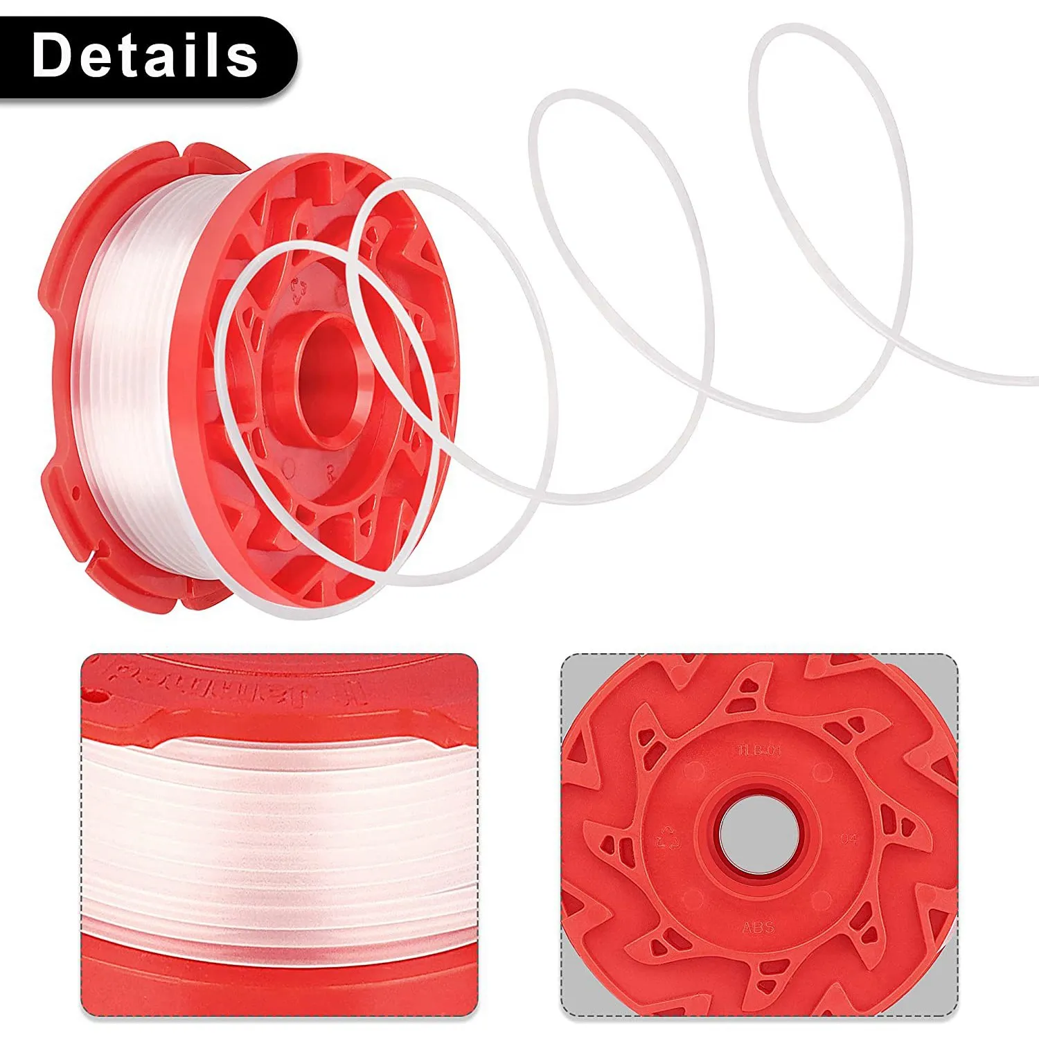 CMHI-триммерная леска, леска для поедания сорняков, сменная леска для триммера для струн, леска для катушки триммера для травы с автоматической подачей